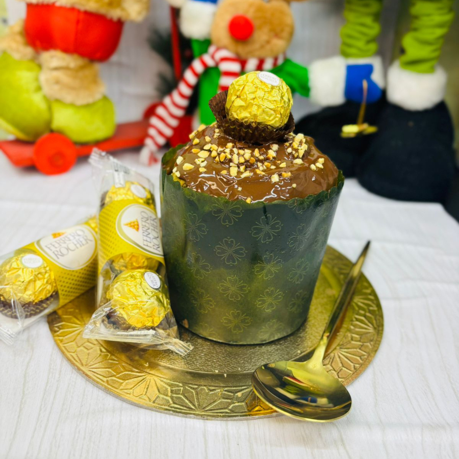 Ganache de chocolate, castanha de cajú e nutella