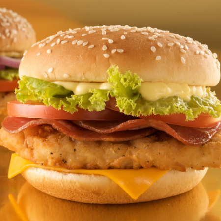 Hamburguesa De Carne y Pollo