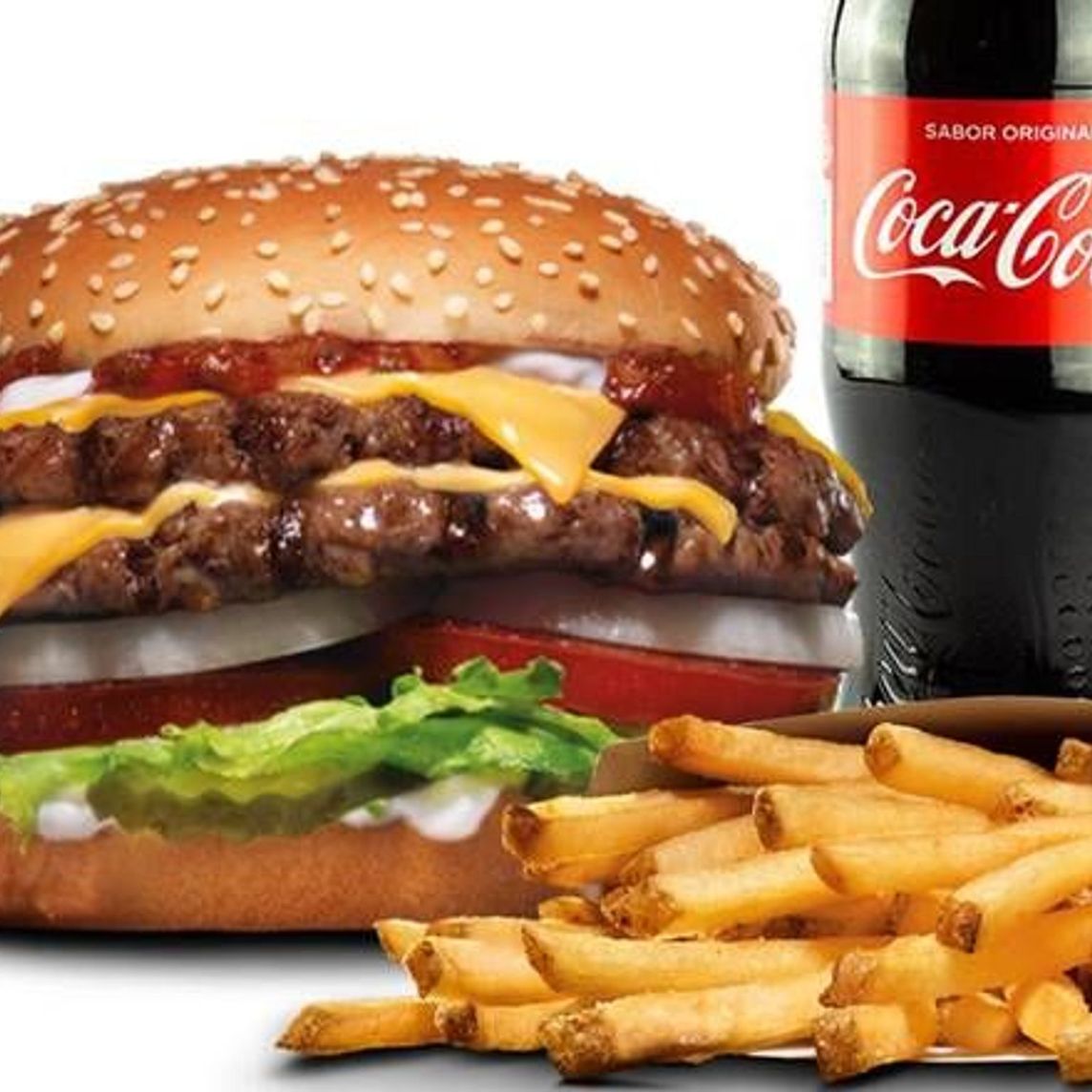 Combo Double Western Bacon Cheeseburger
