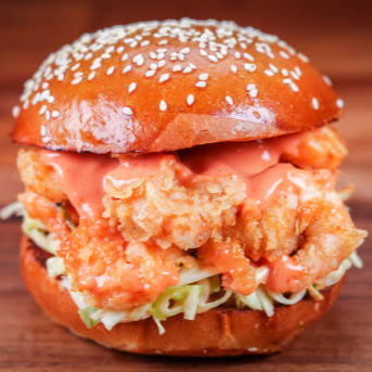 Hamburguesa de Camarón