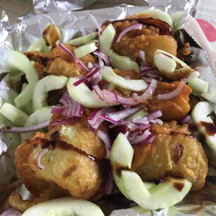 Chile Güerito Relleno de Camarón