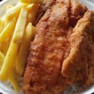 Delicioso filé de peixe