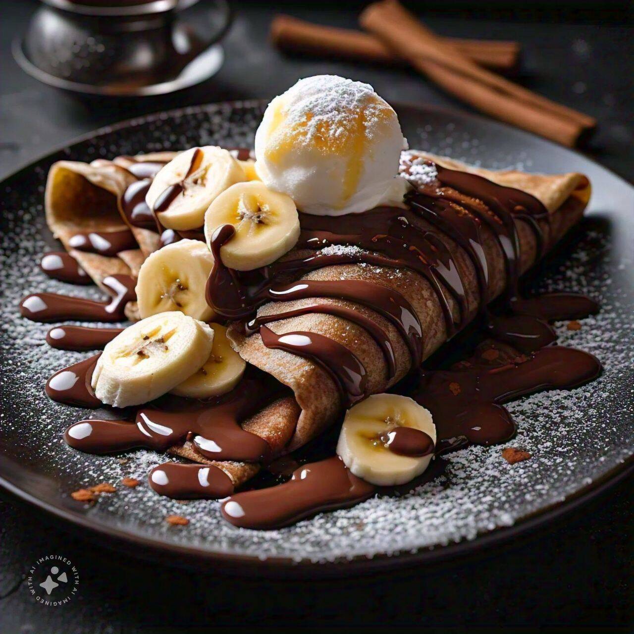 CREPA GRANDE Chocoplatano 🍫🍌40cm
