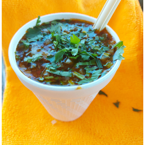 Vaso de Consomé de 500ml Sin Birria