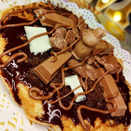 Waffle Explosión de Chocolate