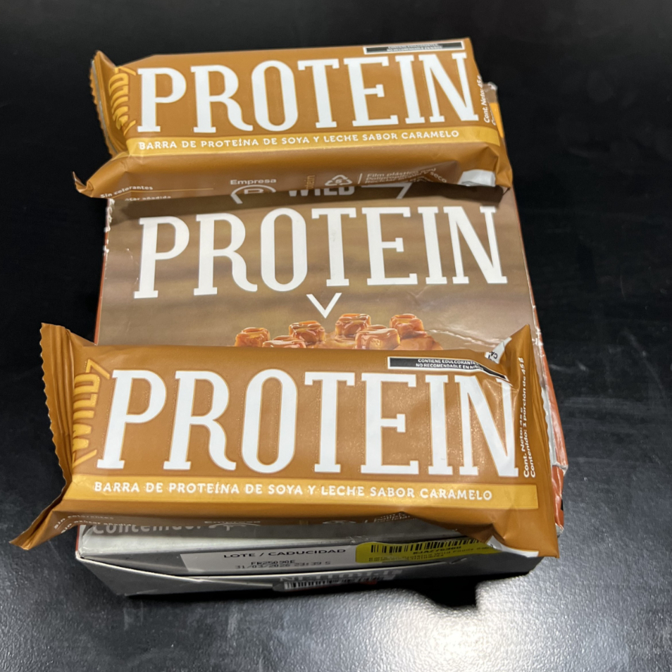 Barrita Proteina Sabor Caramelo 45gr