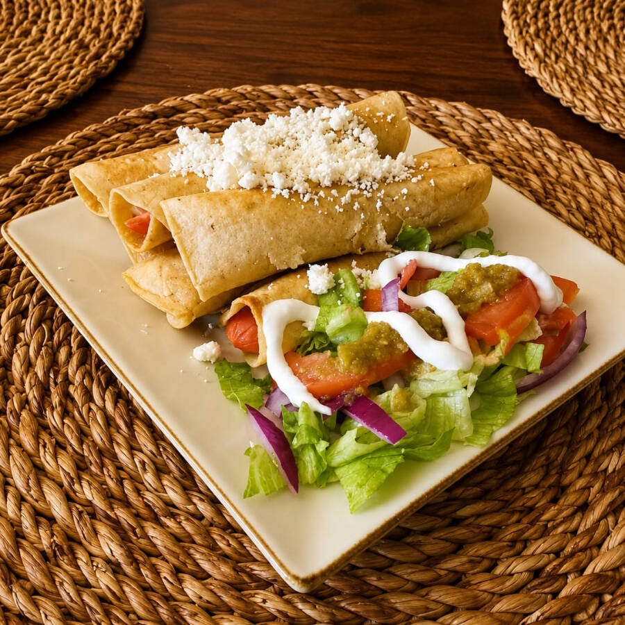 FLAUTAS DE SALCHICHA