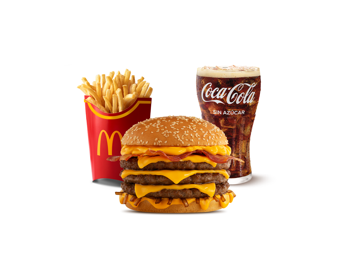 McCombo Grande Bacon Cheddar McMelt triple