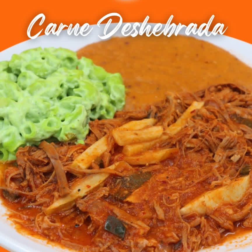 Carne Deshebrada con Papa
