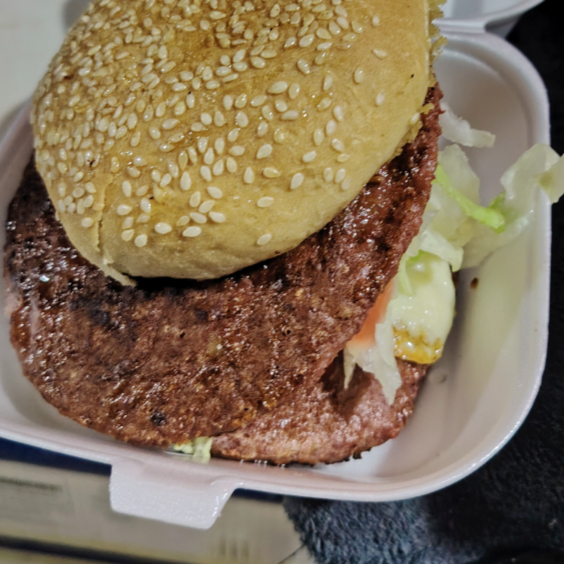 Hamburguesa Con Tocino