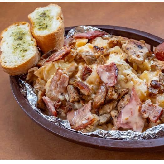 Papa de Tocino con Asada