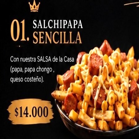 Salchipapa Sencilla