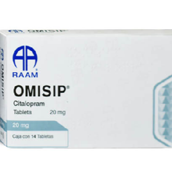 Omisip (Citalopram)20 Mg Caja con 14 Tabletas RAAm