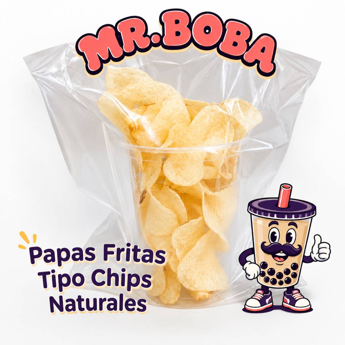 EL CRUJIENTE · Papas Fritas Tipo Chips Naturale