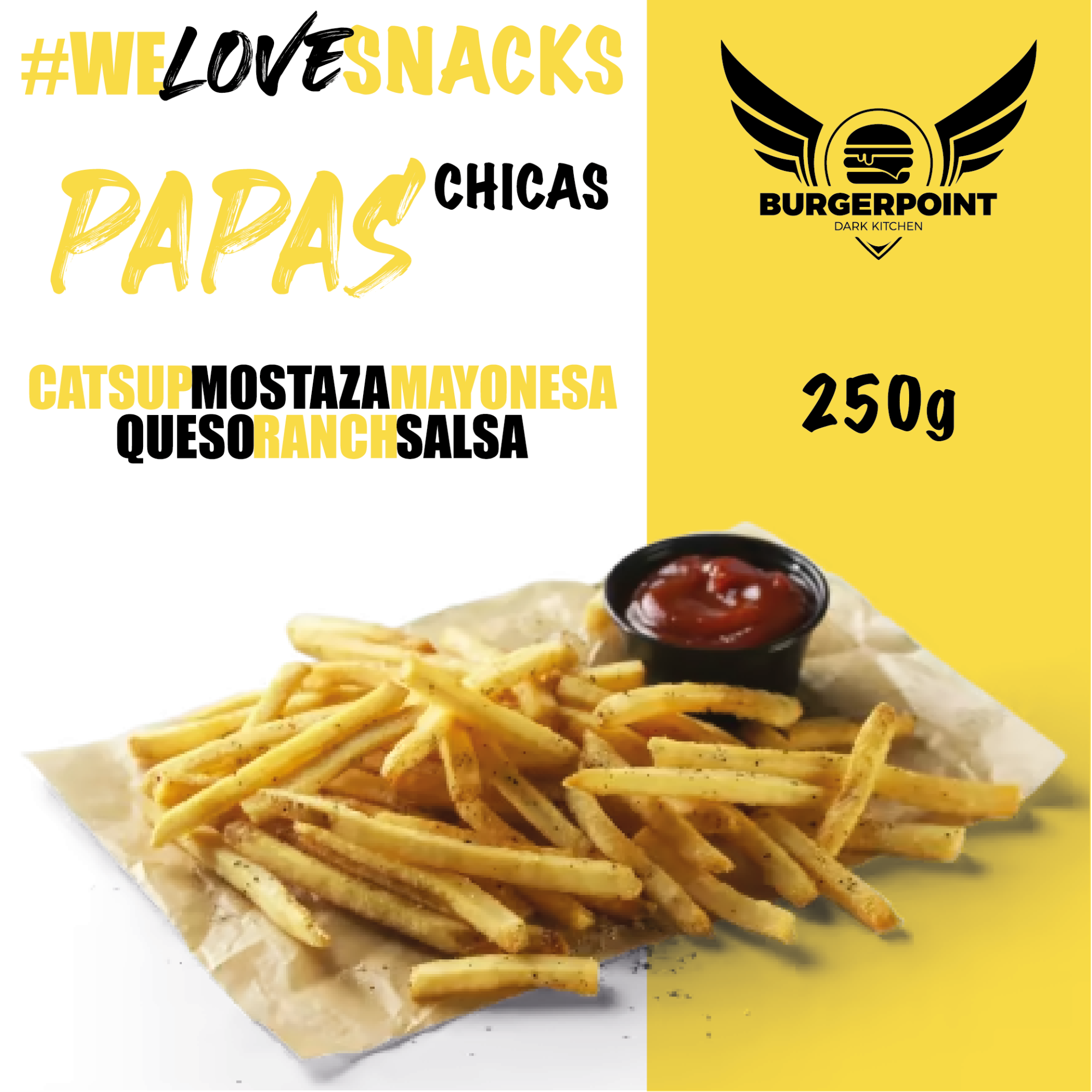 Papas Chicas 250g 35%Desc.
