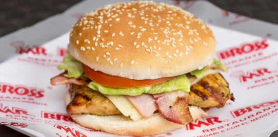 Hamburguesa Doble Pollo