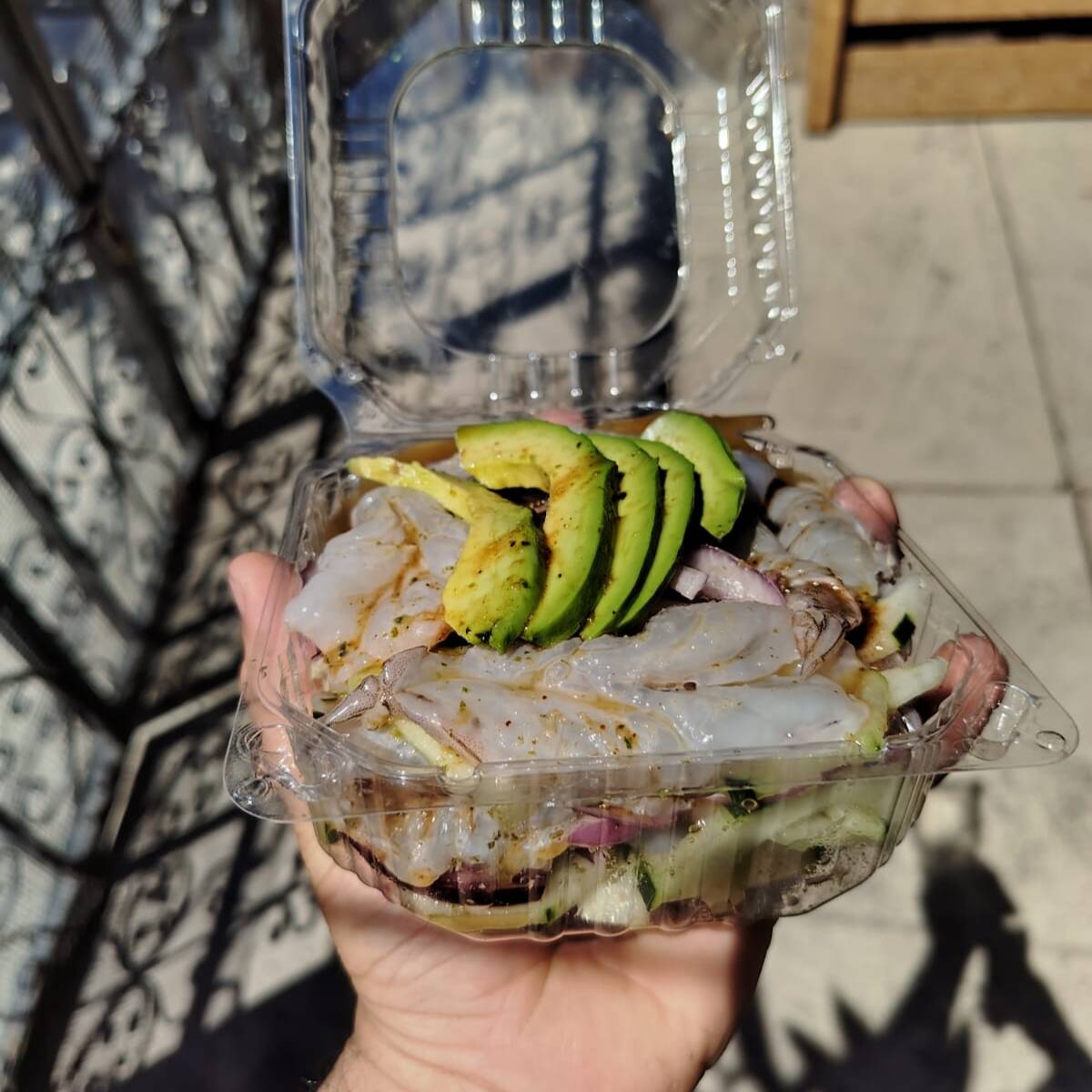 COMBO AGUACHILE + CEVICHE CAMARÓN 1/2