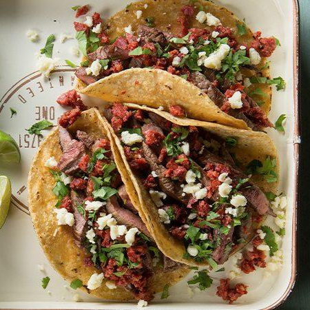 Taco Campechano de Arrachera con Longaniza
