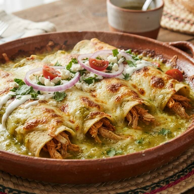 ENCHILADAS SUIZAS VERDES