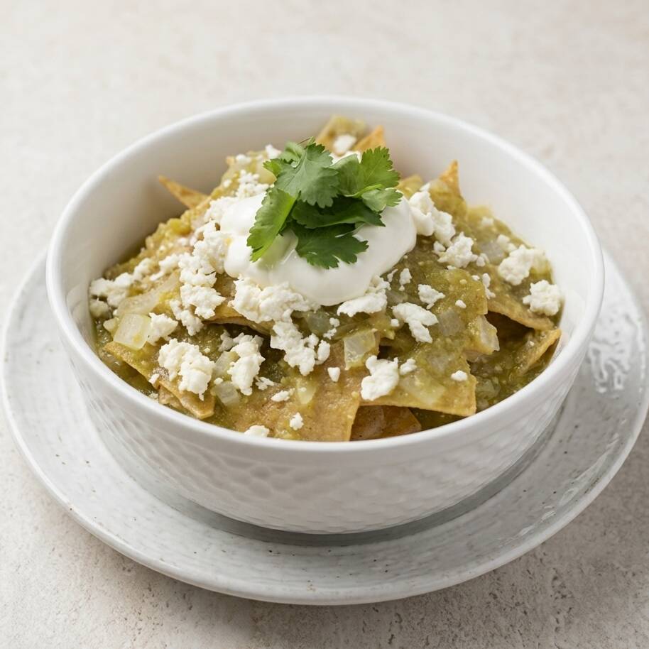 Orden Chilaquiles Verdes Sencillos
