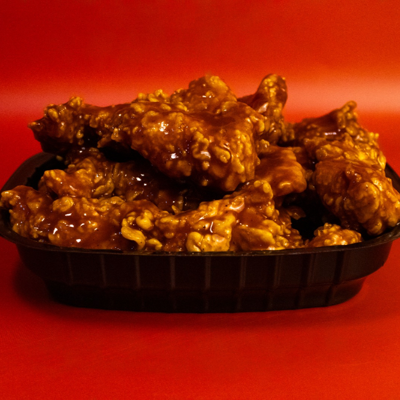 BONELESS BBQ Con Papas Fritas