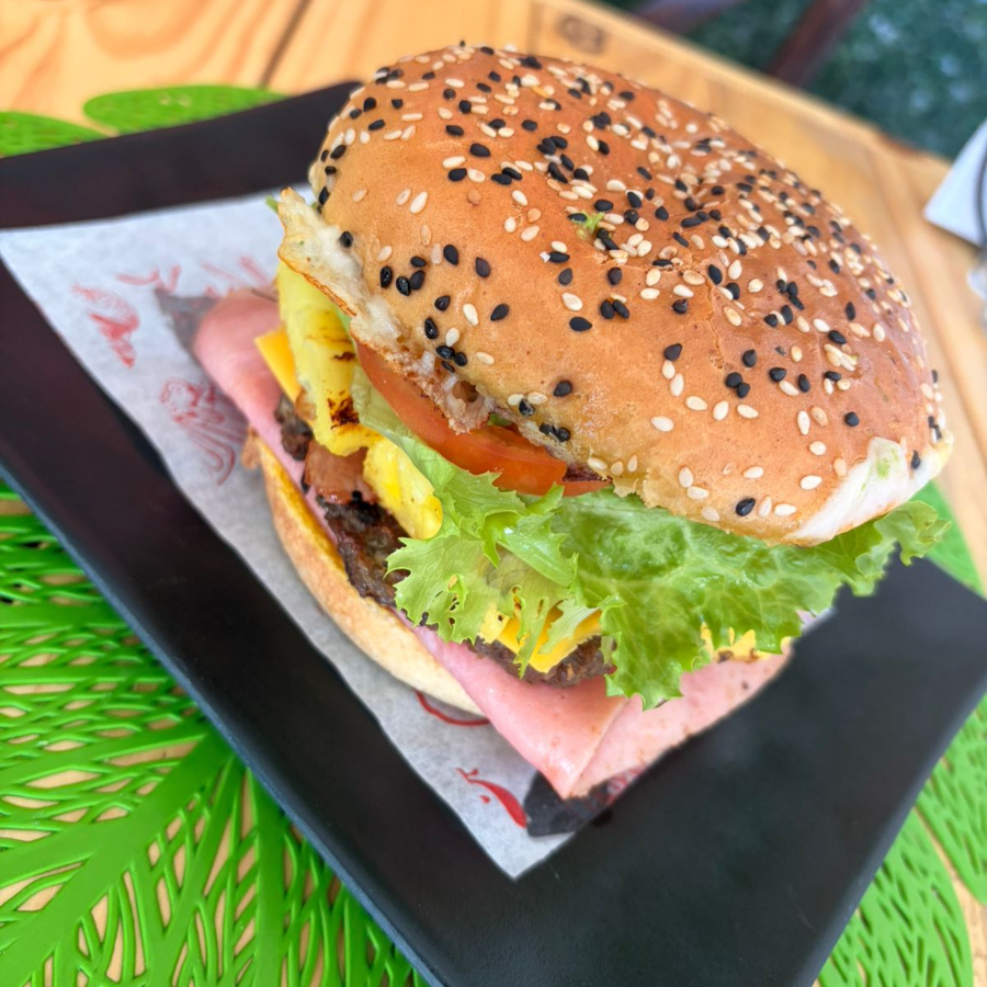 Hamburguesa Hawaiiana