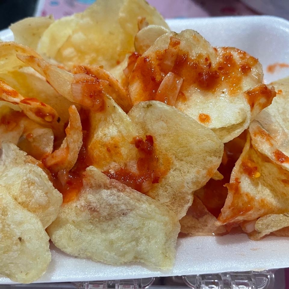 Papas c/salsa (casera o botella)