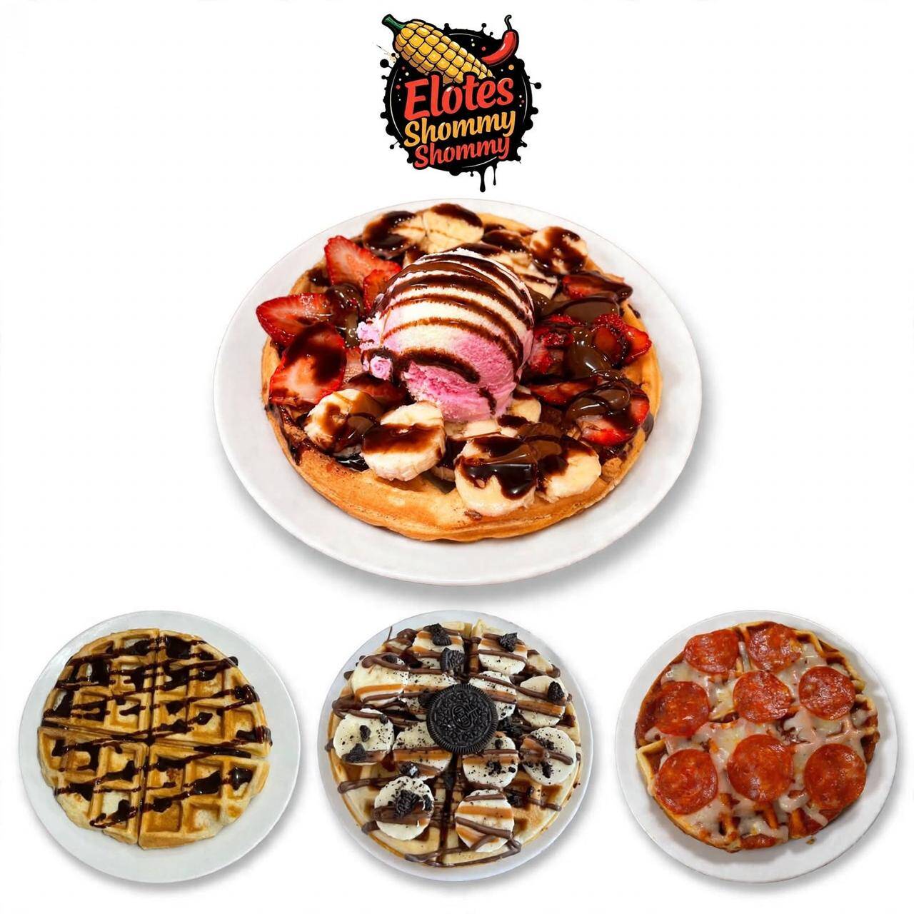 Waffles / 4 Opciones - Deliciosos