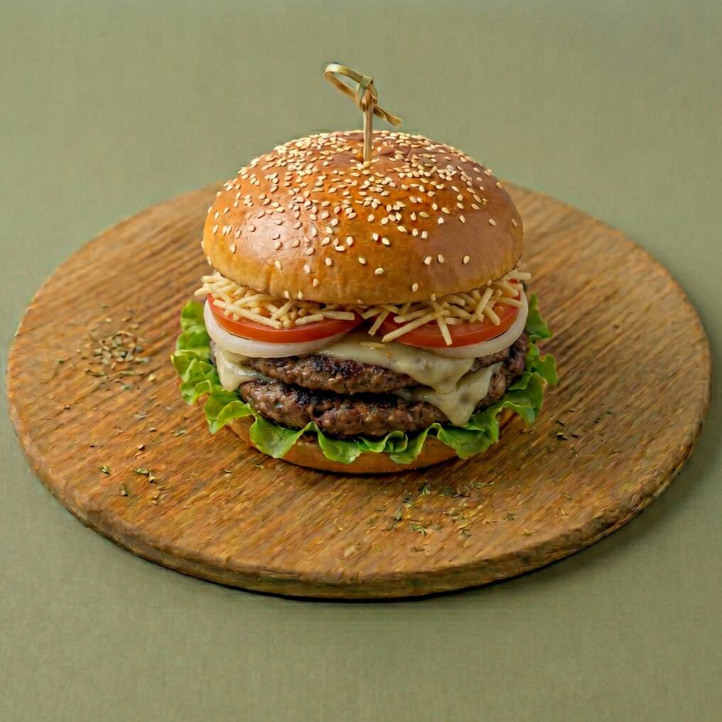 Hamburguesa Sencilla Doble Carne
