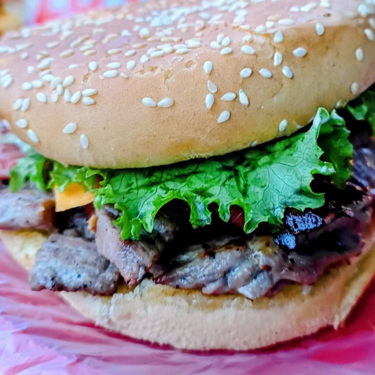 Hamburguesa de Arrachera