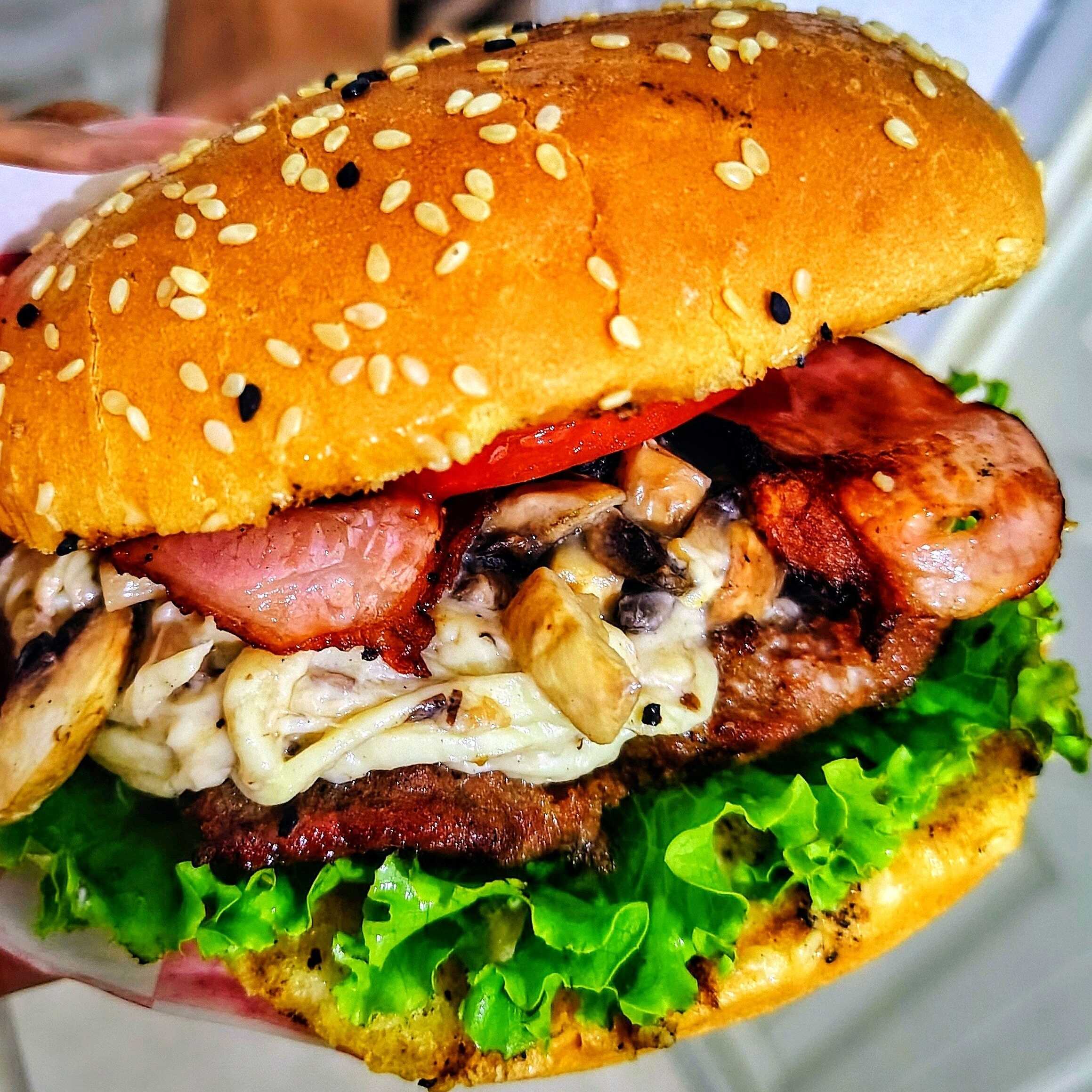 Hamburguesa ChampiQueso