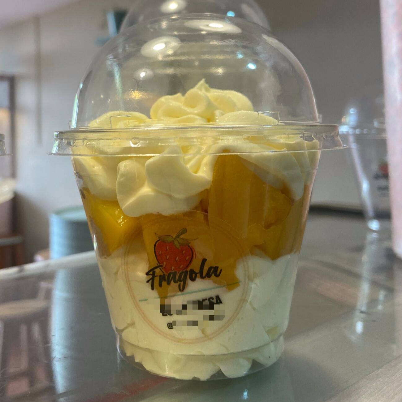 Durazno con Crema 9 Oz