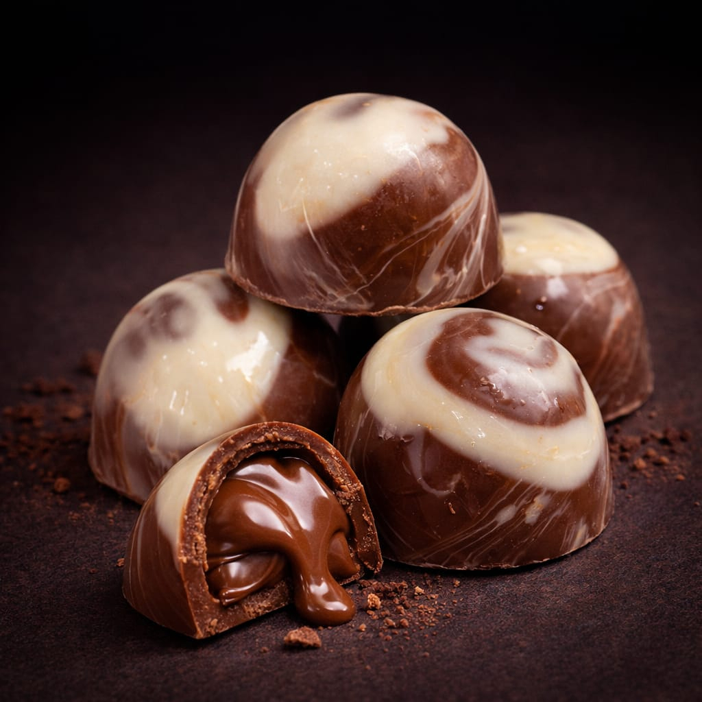 Big Trufa de chocolate ae leite recheado com Nutella