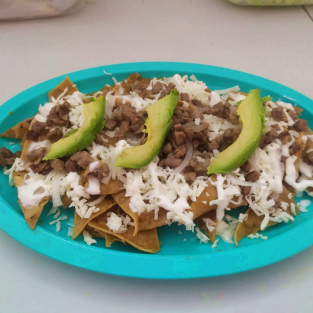 Orden de Chilaquiles Rojos