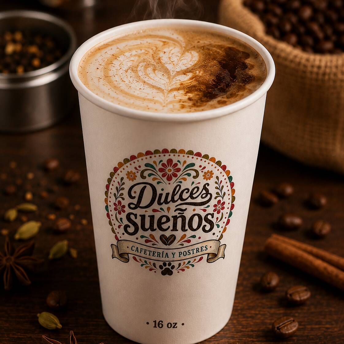 Dirty chai 16 oz
