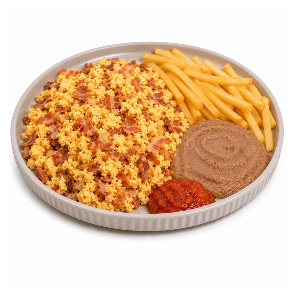 Huevos con Tocino