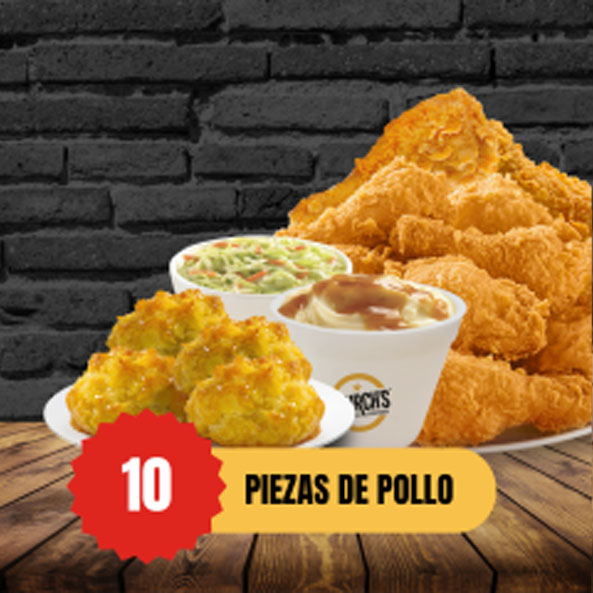 10 Piezas de Pollo