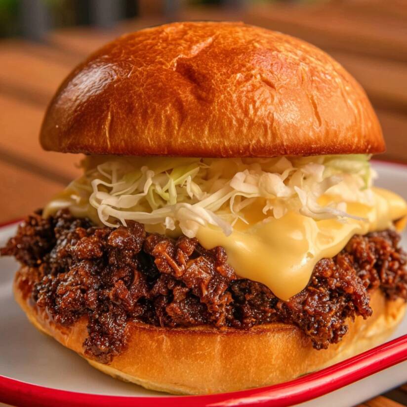 O chopped cheese do Capy's, dois ultrasmash, 2 fatias de queijo americano, cebola branca fatiada fininha, tudo isso picado e misturado na chapa quente, com aquela crostinha cheia de sabor, no brioche macio com o molho secreto do Capy's (tipo aquele especial sabe?), ah e você escolhe se quer alface ou não.