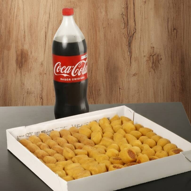 Combo de 100 salgadinhos com 5 opções de sabores. Frito na hora para chegar quentinho na sua casa. Entrega super rápida. Salgadinhos de 25g (Padrão Festa).