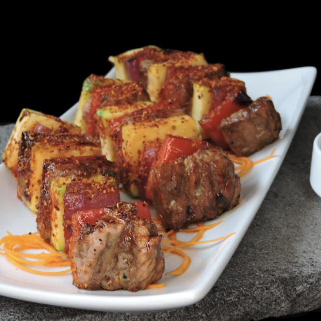 Yakitoris de Arrachera (3pz)