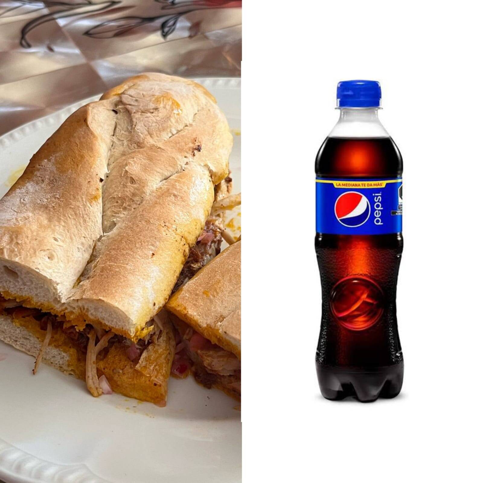 Torta + Refresco (600 ML)