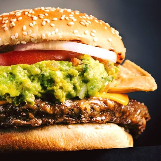 La guacamole solo hamburguesa