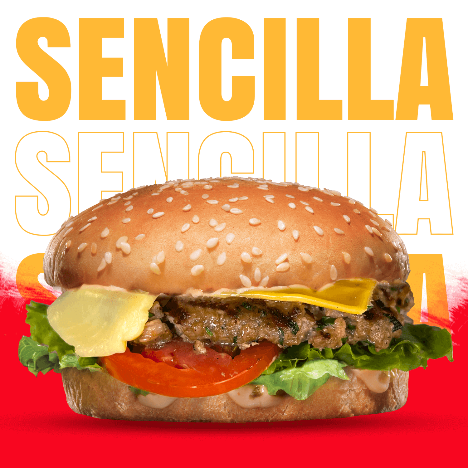 Hamburguesa Sencilla