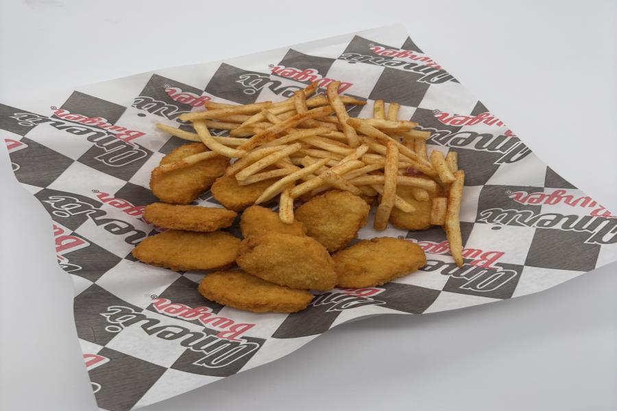 NUGGETS (11 PIEZAS) CON PAPAS
