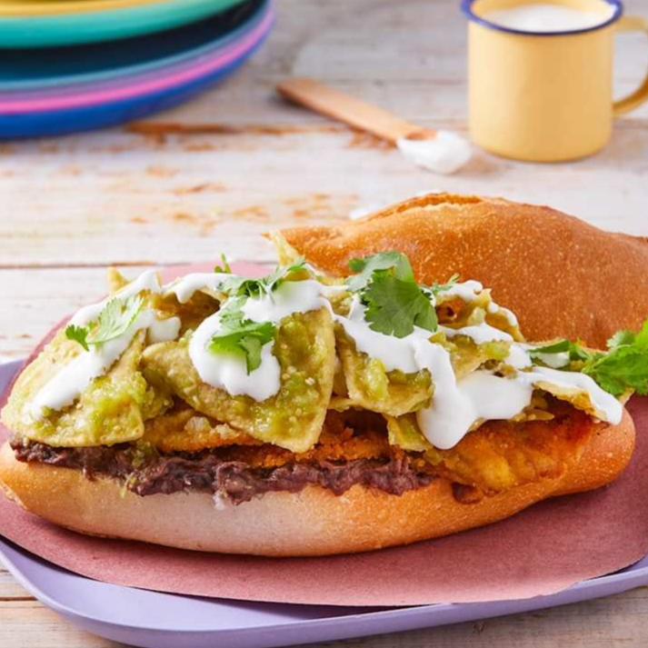 Torta de Chilaquiles