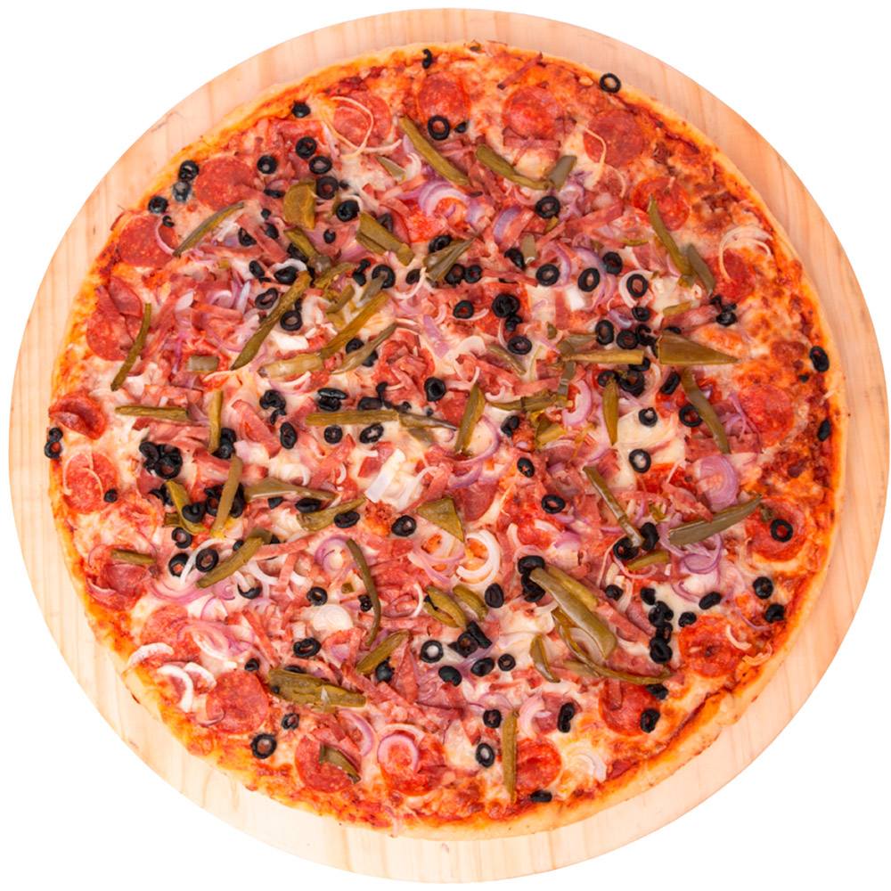 Pizza Jumbo 24 Slices ( no incluye Bebida)