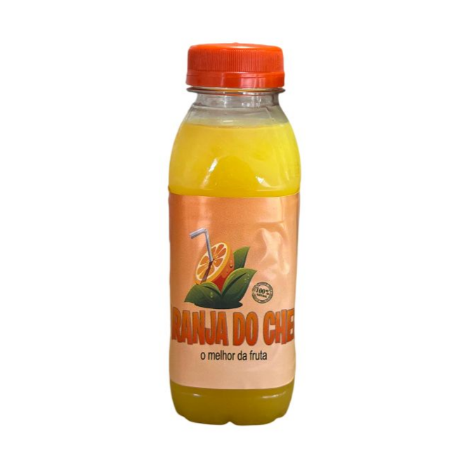Suco integral de laranja. 100% natural