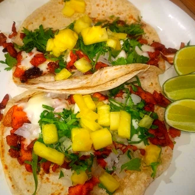 Taco Pastor T Harina C/Queso