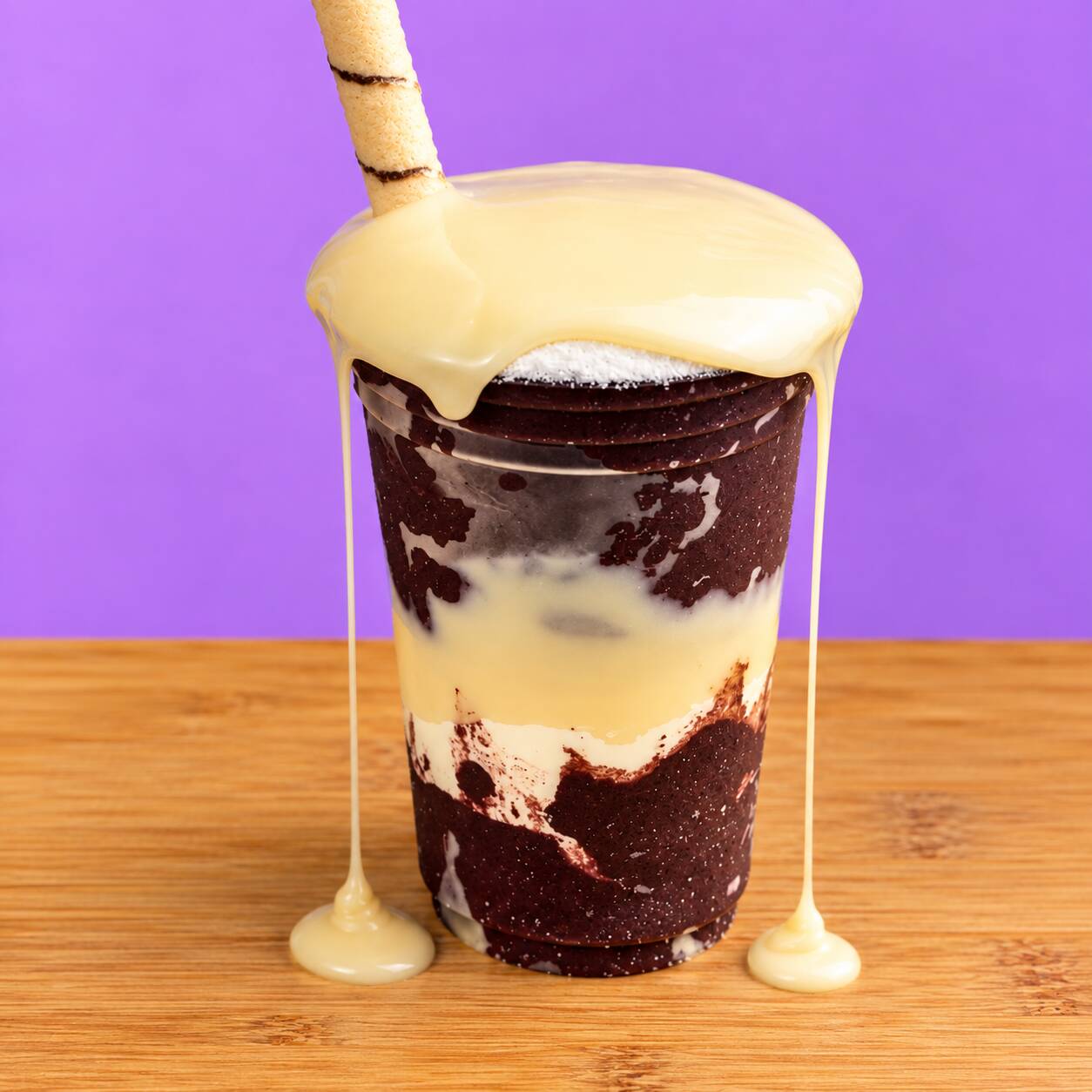 Açaí premium, leite condensado e leite em pó. Leve mais e pague menos.