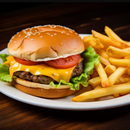 Combo Hamburguesa con Papas